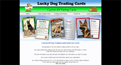 Desktop Screenshot of luckydogcards.com